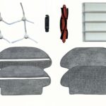 14 Piece Accessory Set Xiaomi vacuum cleaner accessories for Mop 2S /P / STYJ02YM / Mop Pro with 1 Main Roller Brush, 4 Filters, 4 Mop Pads, 4 Side Brushes, 1 Cleaning Tool (14 Piece Accessory Set)