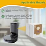 پاکت 20 عددی جارو رباتیک اکووکس مناسب مدل ECOVACS Deebot T8 AIVI / T8 Max/ N8 Pro Plus / N8 Pro / DX93 / DDX96/N10 Plus Robot Vacuum Cleaner, Replacement T8 Bags for Ecovacs Deebot, for Yeedi K781+ (ارسال 10 الی 15 روز کاری)