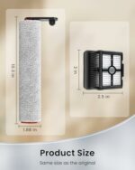 اکسسوری 5 عددی براش رول و فیلتر جارو مناسب شیائومی دریم مدل های Dreame H12 Pro, H12 Dual Wet Dry Vacuum Cleaner Accessories Kit ( ارسال 10 الی 15 روز کاری )
