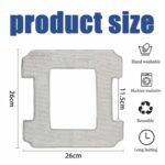 Pack of 6 Cleaning Pads for Ecovacs Winbot W1 / W1 Pro W2 / W2 Omni Replacement Wipes for Ecovacs Cleaner Window Cleaning Robot Replacement Cleaning Cloth for Ecovacs Winbot Microfibre Wipes