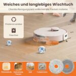 16 Piece Accessory Set for Ecovacs Deebot T30 Omni / T30 Pro Omni Robot Vacuum Cleaner Replacement Parts 8 Wipes and 8 Dust Bags