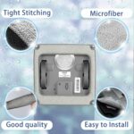 Pack of 6 Cleaning Pads for Ecovacs Winbot W1 / W1 Pro W2 / W2 Omni Replacement Wipes for Ecovacs Cleaner Window Cleaning Robot Replacement Cleaning Cloth for Ecovacs Winbot Microfibre Wipes