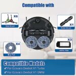پک اکسسوری جارو رباتیک اکووکس مناسب مدل Ecovacs Deebot X1 TURBO/OMNI Robot Vacuum Cleaner (ارسال 10الی15روز کاری)