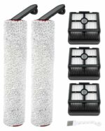 اکسسوری 5 عددی براش رول و فیلتر جارو مناسب شیائومی دریم مدل های Dreame H12 Pro, H12 Dual Wet Dry Vacuum Cleaner Accessories Kit ( ارسال 10 الی 15 روز کاری )