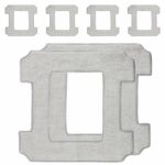 Pack of 6 Cleaning Pads for Ecovacs Winbot W1 / W1 Pro W2 / W2 Omni Replacement Wipes for Ecovacs Cleaner Window Cleaning Robot Replacement Cleaning Cloth for Ecovacs Winbot Microfibre Wipes