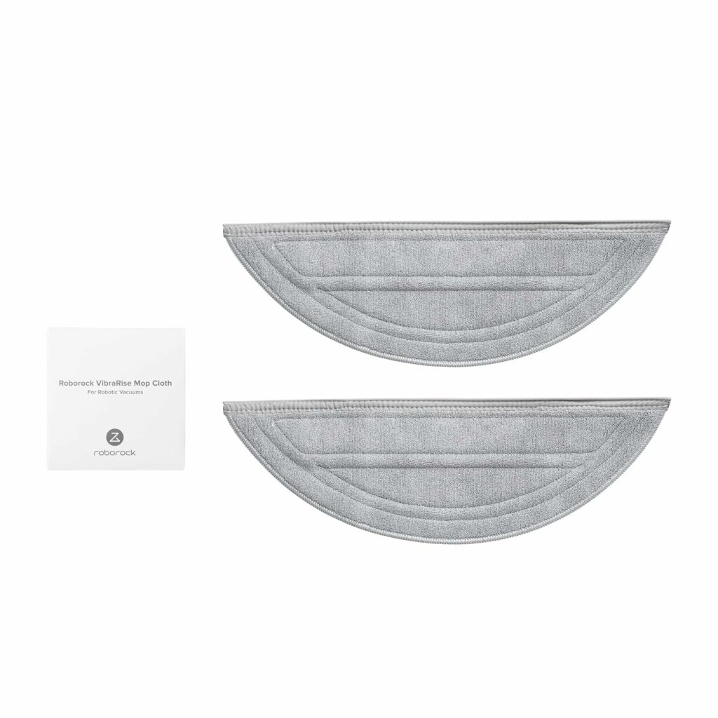 roborock Original Accessories Mop Pad Cloths, VibraRise Wipes for Saros 10/S9 MaxV Ultra Robot Vacuum Cleaner Pack of 2