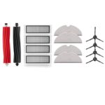 Geoviizon 13 Pack Replacement Parts Kit for Roborock Q5 Pro/Q5 Pro+/Q8 Max+/Q8 Max Vacuum Cleaner,1 DuoRollre Brush, 4 HEPA Filters, 4 Wipes, 4 Side Brushes,Accessories