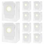 Jelter 10 Pack dust bags replacement parts compatible with iRobot Roomba bags i7+ j7 plus j7+ i3 plus i3+ i4 i4+ i6 i6+ i8 i8+ s9 s9+ series all clean base vacuums
