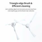 JOYSOG Vacuum Cleaner Parts for Xiaomi E10/C103/B112 Robot Vacuum Cleaner 2* Main Brush +4* Filters +4* side brush 4* Mop Pads +1* Brush replacement parts