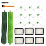 i E Series Replacement for iRobot Roomba i1 i3 i3+ i4 i5 j5 i6 i6+ i7 i7+ i8 i8+, E5 E6 E7, Rubber Brush/Side Brush/Filter Vacuum Cleaner Parts
