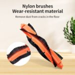 JOYSOG Vacuum Cleaner Parts for Xiaomi E10/C103/B112 Robot Vacuum Cleaner 2* Main Brush +4* Filters +4* side brush 4* Mop Pads +1* Brush replacement parts