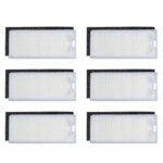 Pack of 6 Replacement Accessories Kit Set Tool Replacement for Eufy RoboVac 11S / RoboVac 30 / RoboVac 30C / RoboVac 16C Vacuum Cleaner – 6 Filters DOOMUN