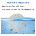 Jpbaisqic Replacement Parts Compatible with ECOVACS DEEBOT T20 Omni Robot Vacuum Cleaner Accessories，1 Main Brush Roller 4 Side Brushes 2 Hepa Filters 4 Mop Pads 3 Carbon Dust Bags