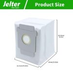 Jelter 10 Pack dust bags replacement parts compatible with iRobot Roomba bags i7+ j7 plus j7+ i3 plus i3+ i4 i4+ i6 i6+ i8 i8+ s9 s9+ series all clean base vacuums