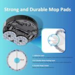 LeadCon 16 Pack X1 Accessories Kit Compatible with Ecovacs Deebot X1 Omni X1 Turbo Vacuum Cleaner, 2 Main Brush, 2 HEPA Filters, 2 Dust Bags 4 Sidebrushes, 4 Mop Pads, Clean Brush and Screwdriver