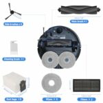 Nuo desire 22-Piece Accessory Set for Dreame X40 Ultra Robot Vacuum Cleaner, Replacement Parts for Dreame X40 Ultra Complete with 1 x Main Brush, 2 x Filters, 6 x Edge Brushes, 6 x Cloths, 6 x Dust