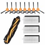 KEEPOW Replacement for Eufy RoboVac 11 Main Brush, Filter, Side Brush Accessory Kit for Eufy RoboVac 11 Robotic Vacuum Cleaner, Pack of 12