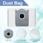 Jegehoyo 16 Pieces Replacement Parts Accessory Set for ECOVACS DEEBOT X9 PRO Omni Robot Vacuum Cleaner, 1 Main Brush, 4 Filters, 2 Mop Cleaning Roller, 6 Side Brushes, 2 Dust Bags, 1 Cleaning Brush