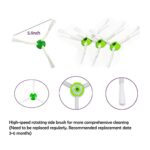 PELLYDA Replacement Parts for irobot Roomba i,e&j Series,i3 i3+ i4 i6 i6+ i7 i7+ i8 i8+ E5 E6 E7 Vacuum Cleaner,Replenishment kits Accessories 2 Set Rubber Brushes,10 HEPA Filters,10 Side Brushes