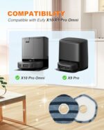 ZaKaBox 6 Pack Robot Vacuum Mop for Eufy X10 Pro Omni, X9 Pro Robot Vacuum, Washable and Reusable Mop Pads Accessories for Eufy