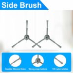 Fixbetter Accessory Kit for Eufy Clean L60/ L60 SES/ L50/ L50 SES/ L60 Hybrid Robot Vacuum Cleaner Replacement Parts, 1 Main Roller Brush + 4 Side Brushes + 4 Filters + 4 Dust Bags + 1 Cleaning Brush