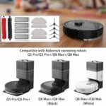 Geoviizon 13 Pack Replacement Parts Kit for Roborock Q5 Pro/Q5 Pro+/Q8 Max+/Q8 Max Vacuum Cleaner,1 DuoRollre Brush, 4 HEPA Filters, 4 Wipes, 4 Side Brushes,Accessories
