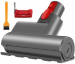 Wiseten Mini Turbine Nozzle for Dyson V7 V8 V10 V11 V15 Handheld Vacuum Cleaner Brush Replacement Parts Brush Roll Accessories Replacement Brush for Mattress Sofa Car Seat Chair Removes Mites and