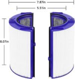 Unikstone HEPA Filter Replacement for Dyson Fan TP06 HP06 PH01 PH02 HP07 TP07 HP09 TP09 360° Combi Glass Purifying Fans Air Purifier, Part # 970341-01