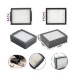 PELLYDA Replacement Parts for irobot Roomba i,e&j Series,i3 i3+ i4 i6 i6+ i7 i7+ i8 i8+ E5 E6 E7 Vacuum Cleaner,Replenishment kits Accessories 2 Set Rubber Brushes,10 HEPA Filters,10 Side Brushes
