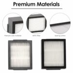 LemonRunRun (14 Pack) Combo i5 Replacement Parts Compatible with iRobot Roomba Combo i5, Combo i5+, Combo j5, Combo j5+ Robot Vacuum Cleaner, 2 Roller Brushes, 6 HEPA Filters, 6 Side Brushes