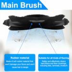 Fixbetter Accessory Kit for Eufy Clean L60/ L60 SES/ L50/ L50 SES/ L60 Hybrid Robot Vacuum Cleaner Replacement Parts, 1 Main Roller Brush + 4 Side Brushes + 4 Filters + 4 Dust Bags + 1 Cleaning Brush