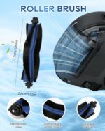ZaKaBox Accessories for Eufy C20 Omni Robot Vacuum, Replacement Kit, 6 Dust Bags, 4 Mop Wipes, 4 Filters, 1 Main Brushes, 6 Side Brushes, 1 Screwdrivers, 1 Brush