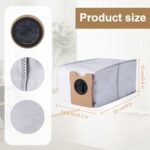 Nuo desire Pack of 12 Vacuum Cleaner Bags for Eufy Omni C20 Vacuum Cleaner Robot Large Capacity Replacement Vacuum Cleaner Bags Accessories