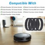 UOMTREO 4-Piece Tyres for iRobot Roomba Wheels, Non-Slip Wheel Tyre Replacement, Easy Installation Wheel Tyres Compatible with iRobot Roomba 500, 600, 700, 800, 900, e and i Series Models
