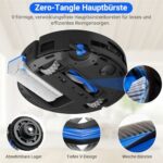 Accessory Set for Ecovacs Deebot X9 Pro Omni / X9 Pro Robot Vacuum Cleaner, Spare Parts Robot Vacuum Cleaner Accessories