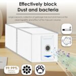 (9 Pieces) M12 Pro+ Replacement Parts Compatible with ECOVACS DEEBOT T30 Omni/ T30 Pro Omni/Yeedi M12 Pro+ Robot Vacuum, 1 Roller Brush, 2 Side Brushes, 2 HEPA Filters, 2 Dust Bags, 2 Mop Pads