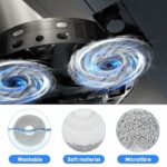 Nuo desire 22-Piece Accessory Set for Dreame X40 Ultra Robot Vacuum Cleaner, Replacement Parts for Dreame X40 Ultra Complete with 1 x Main Brush, 2 x Filters, 6 x Edge Brushes, 6 x Cloths, 6 x Dust