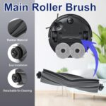 Feilifan 19 PCS Accessories Kit for Dreame L10s Pro Ultra Robot Vacuum Cleaner, Replacement Parts Main Brush, Side Brush, Filter, Mop Pad, Dust Bag