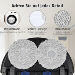 Pack of 18 Accessories for Ecovacs Deebot T30S Combo / T30S Combo Complete Robot Vacuum Cleaner, 1 Main Brush, 4 Dust Bags, 4 Wipes, 4 Filters, 4 Side Brushes, 1 Cleaning Brush