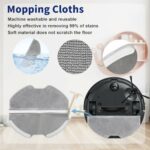 Feilifan 20 PCS Accessories Kit for eufy X8 Pro Robot Vacuum Cleaner, Replacement Parts Main Brush, Side Brush, Washable Filter, Mopping Cloths, Dust Bag