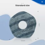 AnDongo 8 Pack Mop Pads Compatible with eufy X10 Pro Omni / X9 Pro Robot Vacuum Cleaner, Spin Cleaning Pads Replacement Accessories Set