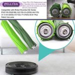 PELLYDA Rubber Roller Brushes, Replacement Parts for irobot Roomba i,e&j Series,i3 i3+ i4 i6 i6+ i7 i7+ i8 i8+ E5 E6 E7 Vacuum Cleaner(2 Set Multi-Surface Rubber Brushes)