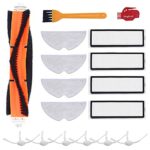DingGreat Accessory Kit for Dreame D9/Dreame L10 Pro Robot Vacuum Cleaner, Including 1 Main Brush, 6 Side Brushes, 4 Filters, 4 Cleaning Cloths, 2 Cleaning Brushes