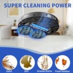 GMHLLES 12 Pack Mop Pads Compatible with Eufy Washable and Reusable Soft Mopping Pad Accessories for Eufy X10 Pro Omni for Eufy X9 Pro Robot Vacuums