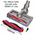SPARES2GO Brushroll Brush Bar for Dyson V6 SV03 Flexi DC62 Vacuum Cleaner (185mm)