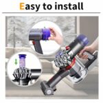 Unikstone 6 Pack Vacuum Filter Replacement Kit for Dyson V8+, V8, V7 Absolute Animal Motorhead Vacuums, 3 HEPA Post Filter & 3 Pre Filter, Replaces Part # 965661-01 & 967478-01