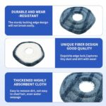 GMHLLES 12 Pack Mop Pads Compatible with Eufy Washable and Reusable Soft Mopping Pad Accessories for Eufy X10 Pro Omni for Eufy X9 Pro Robot Vacuums