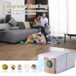 Nuo desire Pack of 12 Vacuum Cleaner Bags for Eufy Omni C20 Vacuum Cleaner Robot Large Capacity Replacement Vacuum Cleaner Bags Accessories