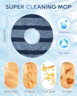 ZaKaBox Accessories for Eufy C20 Omni Robot Vacuum, Replacement Kit, 6 Dust Bags, 4 Mop Wipes, 4 Filters, 1 Main Brushes, 6 Side Brushes, 1 Screwdrivers, 1 Brush