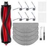 Jegehoyo Accessory Sets for Roborock Q7 L5 / Q7 L5+ / Q7 M5 / Q7 M5+ Robot Vacuum Cleaner, Replacement Parts Accessories with 1 Main Brush, 2 Filters, 6 Side Brushes, 4 Wipes Pads, 1 Cleaning Brush